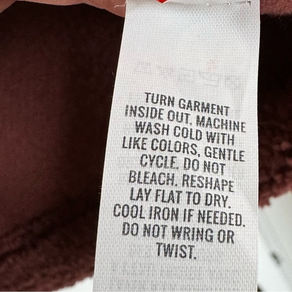 Offline by Aerie Women's Half Zip Fleece‎ Sweatshirt w/Zip Pockets Size XS Brown - Picture 5 of 12